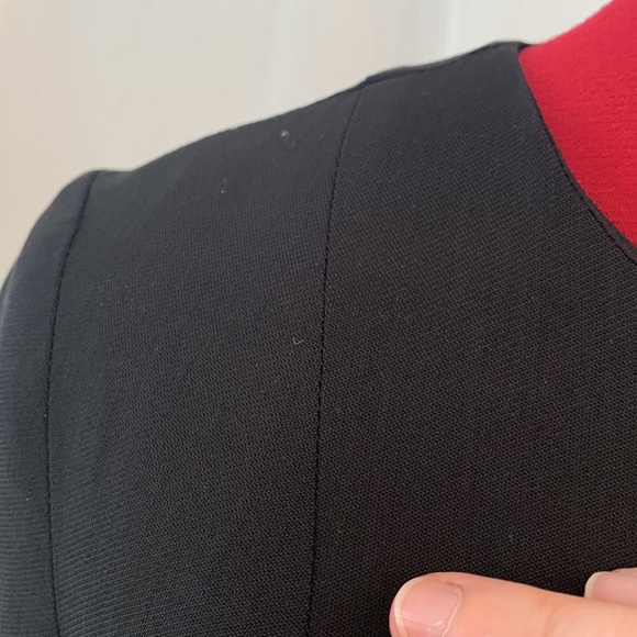 SCANLAN THEODORE Virgin Wool long sleeve black dress Size 8 - Picture 4 of 12